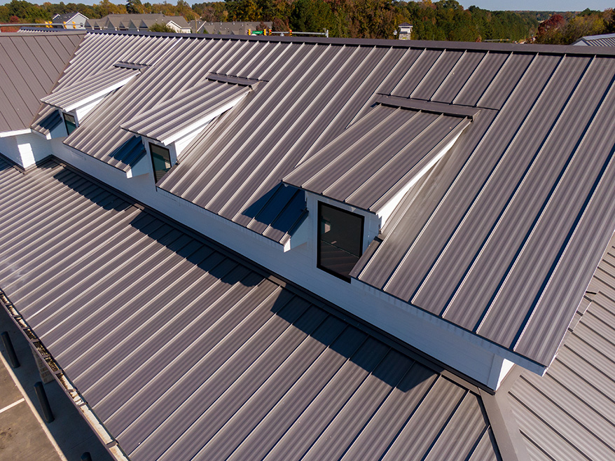Custom steel roofs